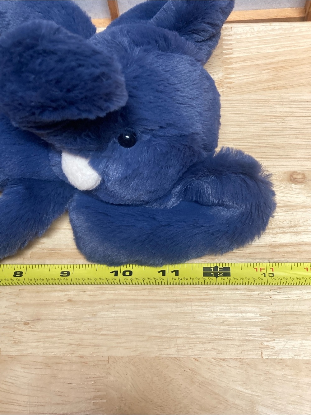 Jellycat Bashful Navy Blue Elephant Plush 12” Medium Retired - Picture 9 of 9